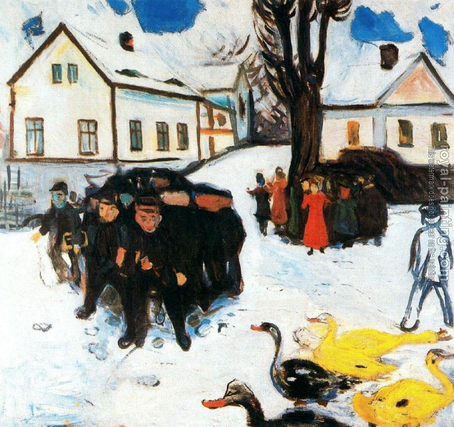 Edvard Munch : The Village Street